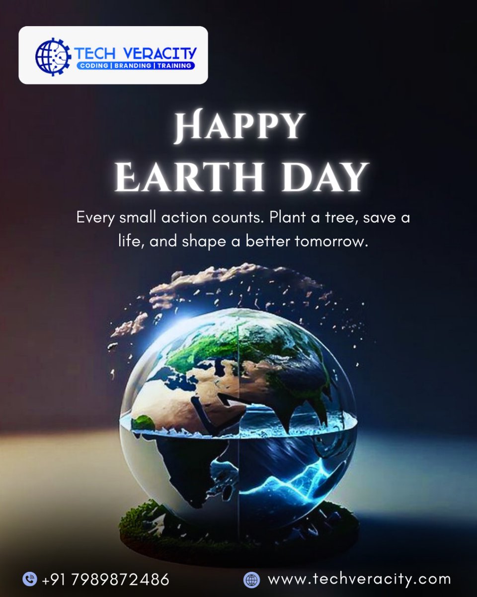 tech_veracity's tweet image. Happy Earth Day from Tech Veracity! 🌱
.
Today, we celebrate the only home we all share—our beautiful planet. 
.
#TechVeracity #EarthDay2025 #SustainableTech #GreenInnovation #GoGreen #EarthFirst #SmartPlanet #EcoFriendlyTech #SaveOurPlanet #TogetherForEarth