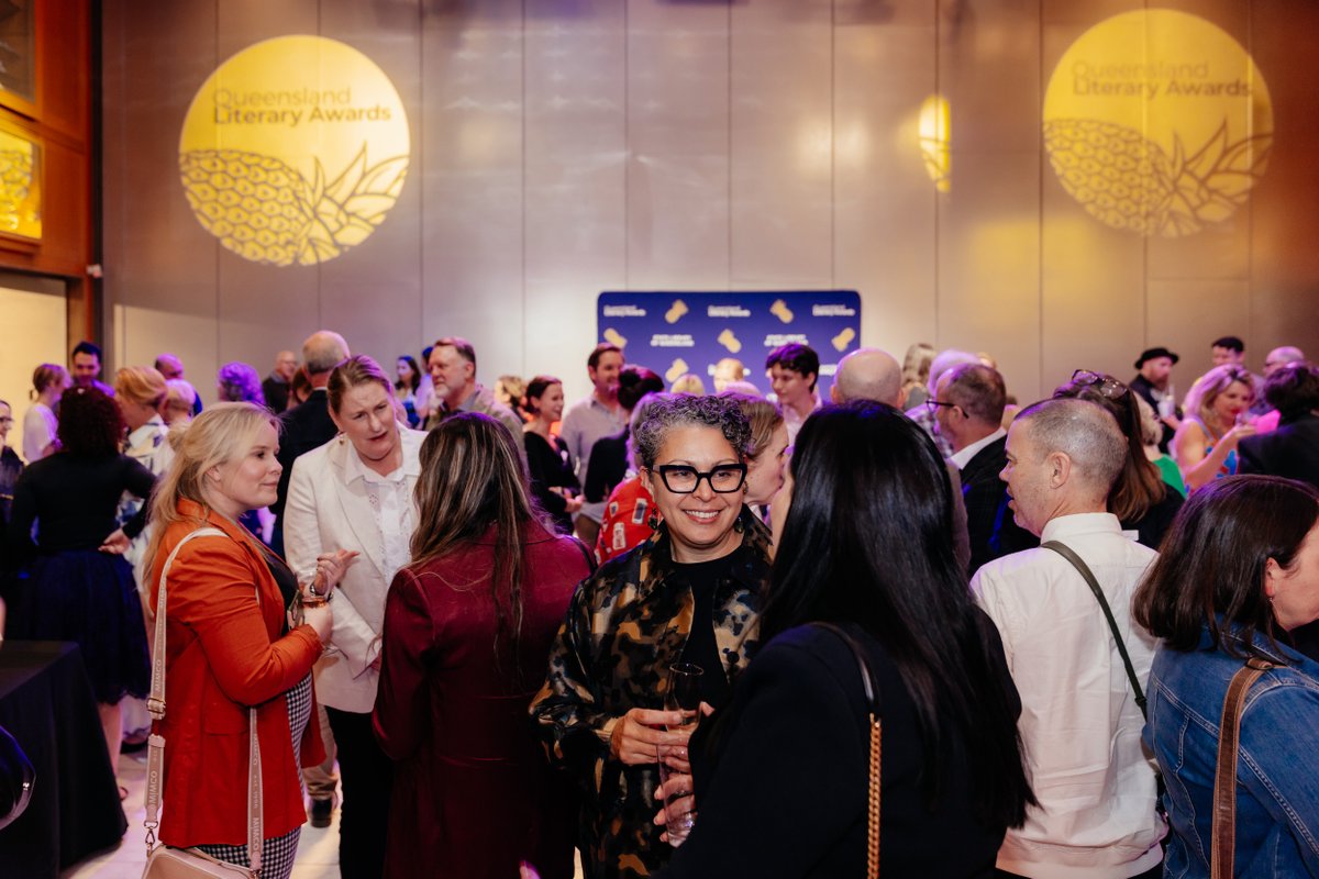 Nominations for the 2025 Queensland Literary Awards are now closed. Thank you to everyone who entered.
🍍The shortlists will be announced on 5 August. 
Image: QLA celebrations in September 2024, Joe Ruckli