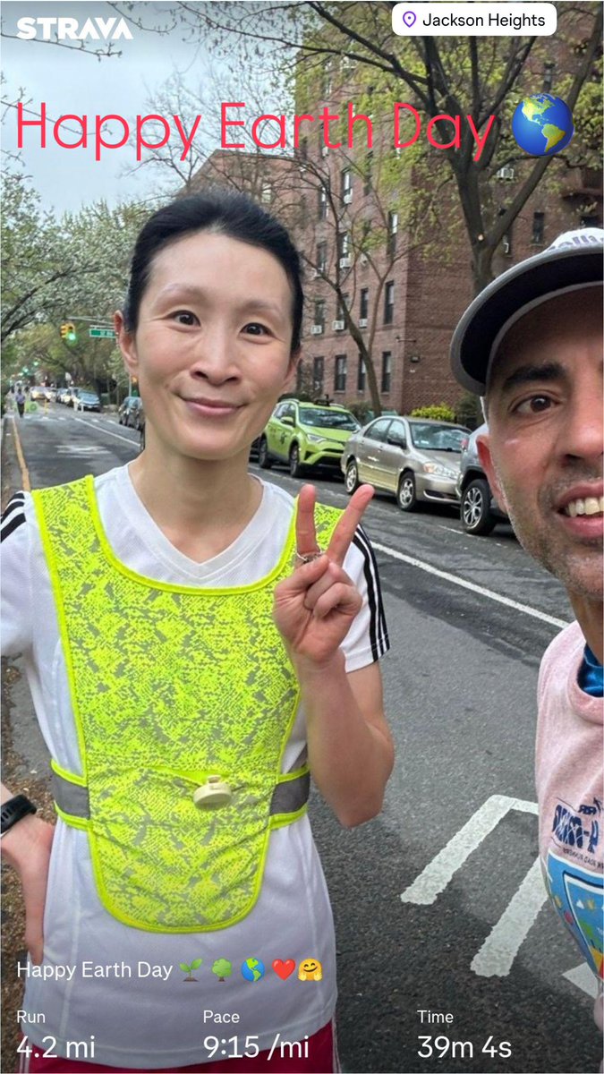 Happy #EarthDay2025  🌎🌎🌍🌲🌏🌱…,Ran 4.22mile