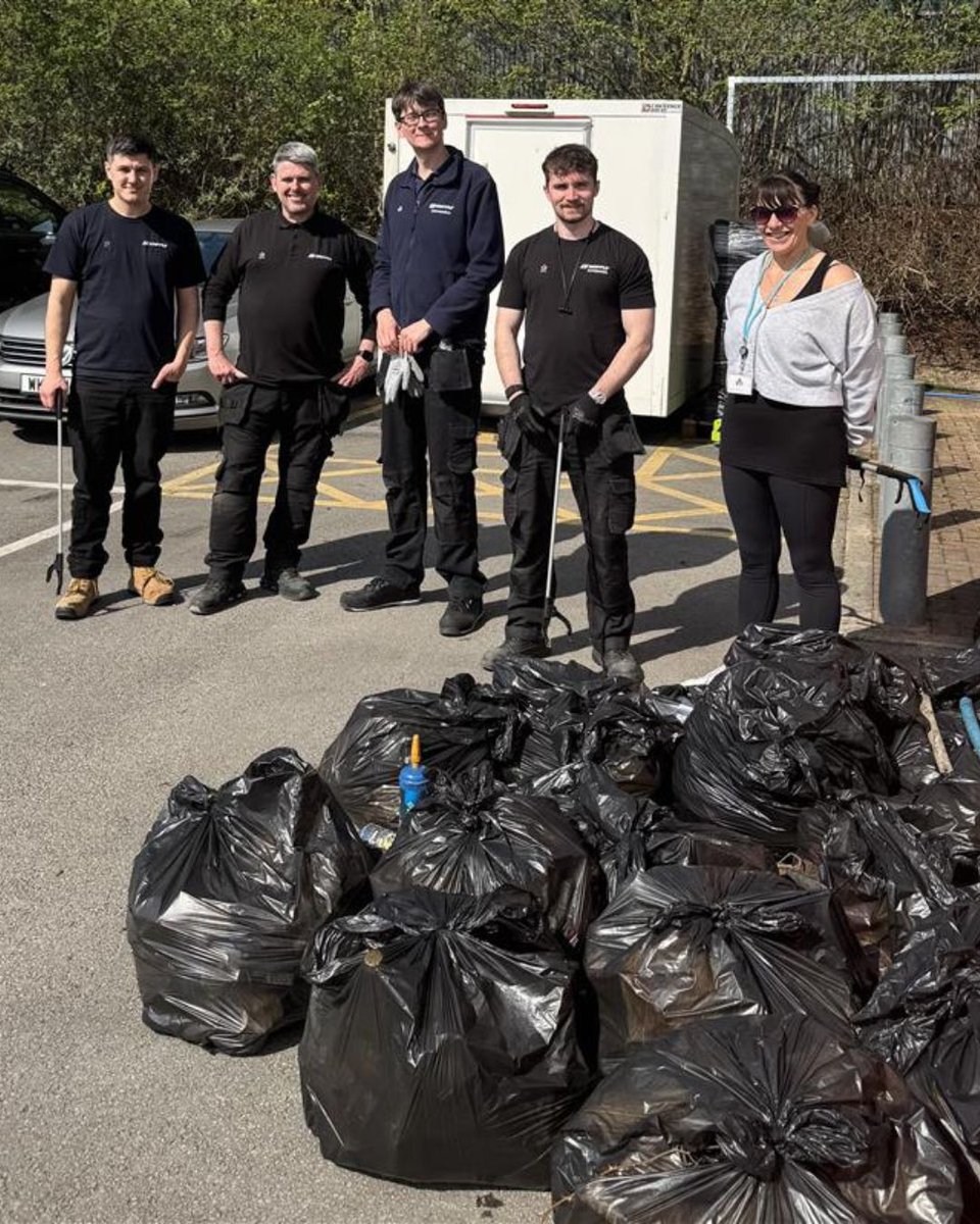 Grippleltd's tweet image. To mark this year’s #GreatBritishSpringClean by @KeepBritainTidy, we pledged to collect 70 bags of litter… but thanks to the incredible efforts of our team, we went above and beyond – collecting a whopping 91 bags! 💪

A huge thank you to everyone who got involved! 🌎

#EarthDay