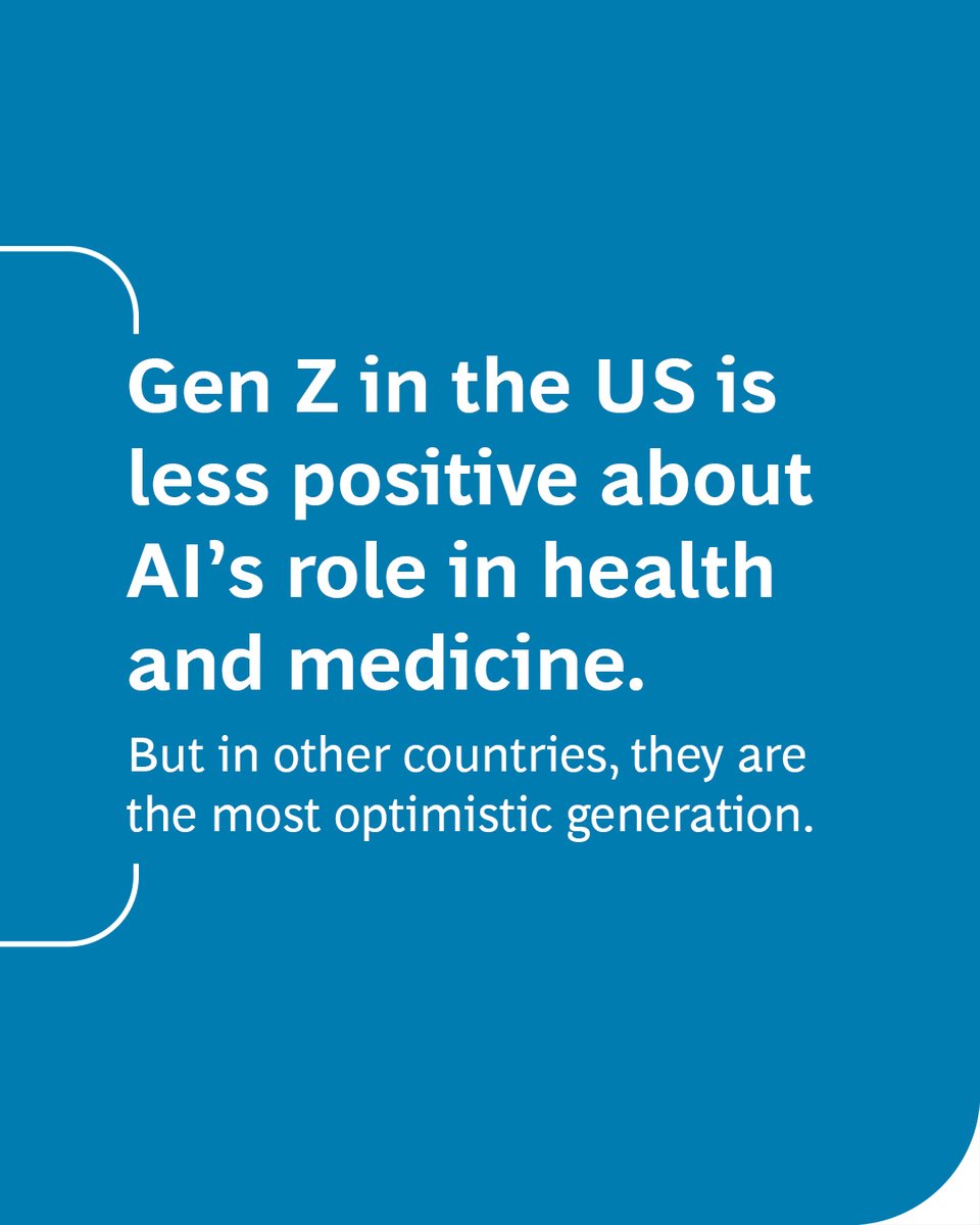 LeapsByBayer's tweet image. How do different generations’ perceptions of the use of AI in healthcare in America vary? Find answers in our snapshot report, “How Society Feels About Breakthrough Science – In the USA”.
Learn more: leaps.bayer.com/breakthroughst…
