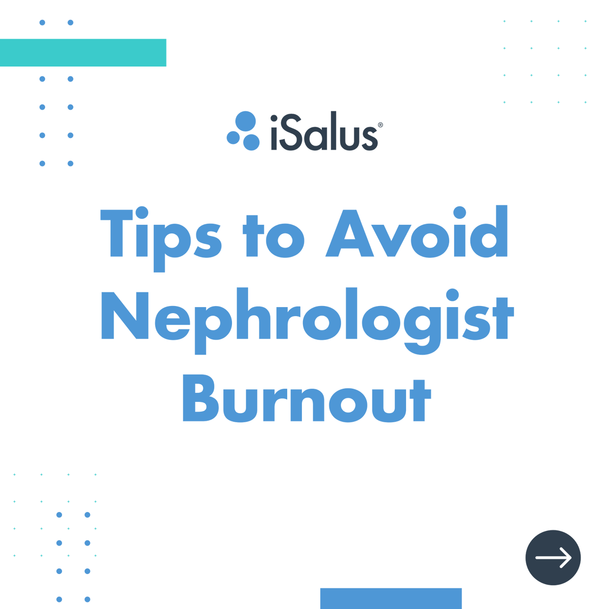 Nephrologists face a unique set of challenges that can lead to burnout, but by implementing specialized technology like nephrology-specific EHRs, fostering teamwork, and working with quality vendors, burnout can be reduced. ow.ly/eS8Y50VqApO #Nephrology #Healthcare #iSalus