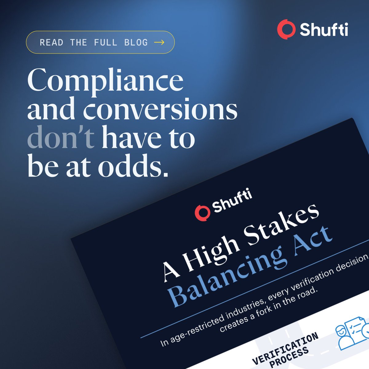 Striking the right balance in age-restricted spaces is hard:
Want to learn more? Our latest infographic shows how Shufti can help turn the heavy winds of compliance into a light, business-boosting breeze →shuftipro.com/blog/complianc…