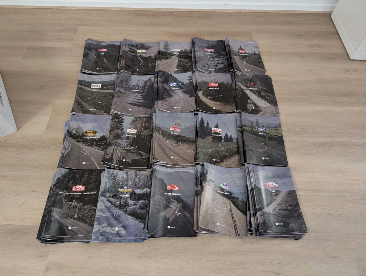As a small hobby project, I made booklets with the pacenotes for  each stage in EA WRC. They are also available as PDF online if you want  to print them yourself: koenvh.nl/wrc