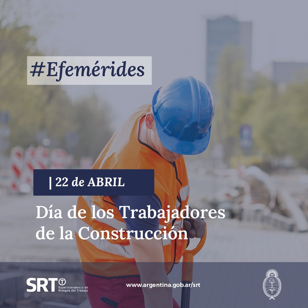 ¡Les deseamos un feliz día!  

#Díadelostrabajadoresdelaconstrucción