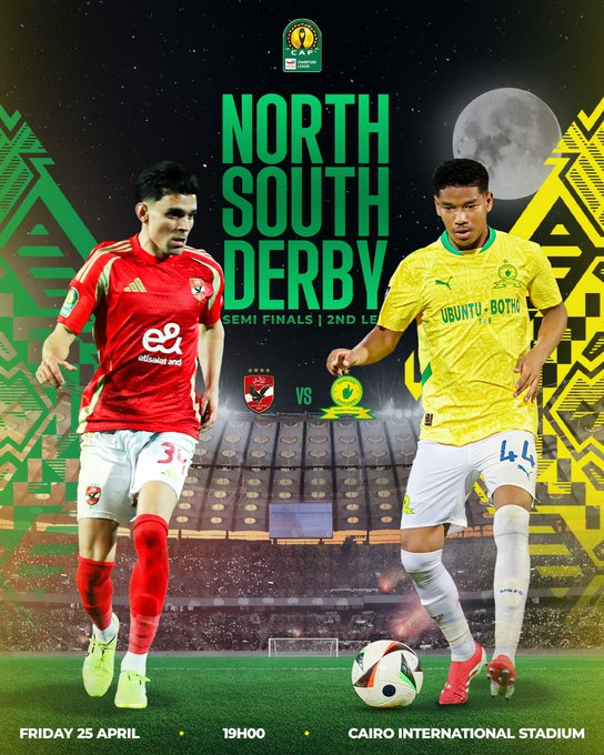 hjmaluks's tweet photo. From Pretoria to Cario is the #AfricanDerby We are the Yellow Nation Vs Red Devils #TotalEnergiesCAFCL #ItsComingHome No Flare or Lacer lights shall stop is bcos We are Sundowns Always and Forever Asijiki Ahly vs Sundowns
 25 April
19H00
 Cairo International Stadium https://t.co/eg0sHfV9e1