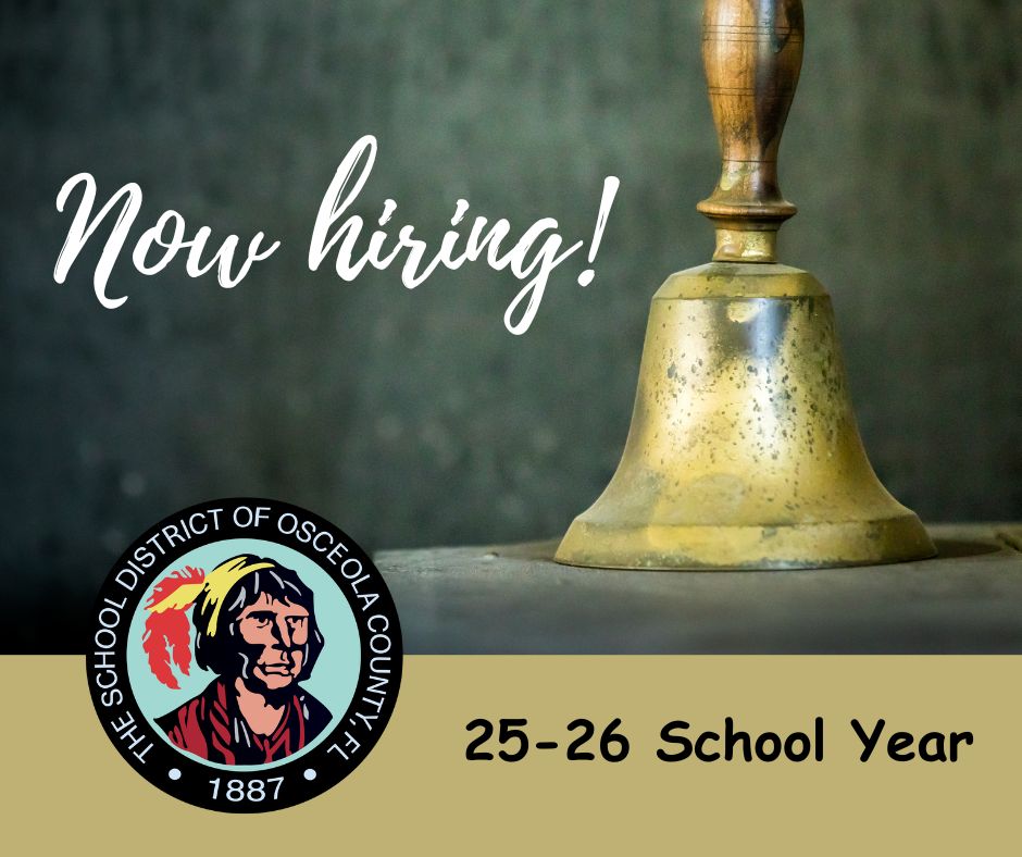 Osceola County School District - Human Resources (@sdoc_hr) on Twitter photo Sound the school bell! We’re rolling out our 2025–2026 teaching vacancies, and guess what? Your next big adventure might just be a classroom away!
Apply today! We can't wait to meet the next superstar educators!
jobs.osceolaschools.net
#WeAreSDOC <a href="/positiveosceola/">Positively Osceola</a> Sound the school bell! We’re rolling out our 2025–2026 teaching vacancies, and guess what? Your next big adventure might just be a classroom away!
Apply today! We can't wait to meet the next superstar educators!
jobs.osceolaschools.net
#WeAreSDOC <a href="/positiveosceola/">Positively Osceola</a>