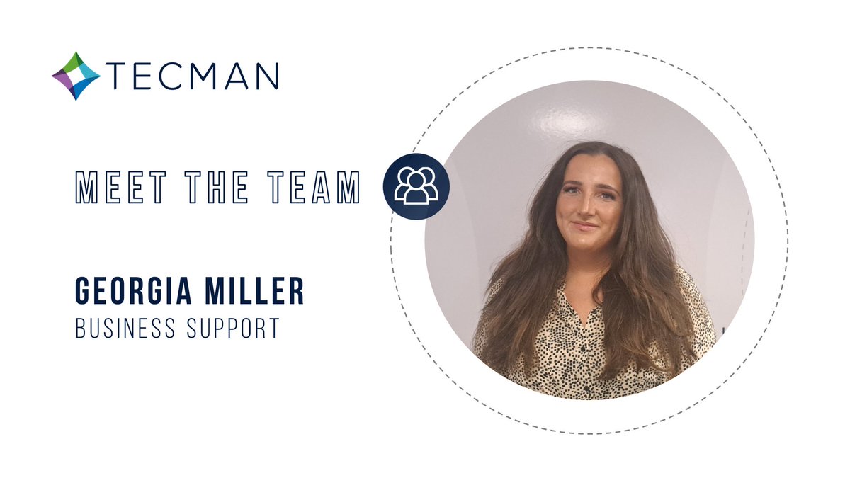 Meet Georgia, #BusinessSupport at Tecman! Georgia joined in Nov 2023 as #CustomerService Administrator. After excelling in her role, she was quickly promoted to Business Support. "In a short time Tecman has provided me with so much invaluable experience". 
Thank you, Georgia,👏