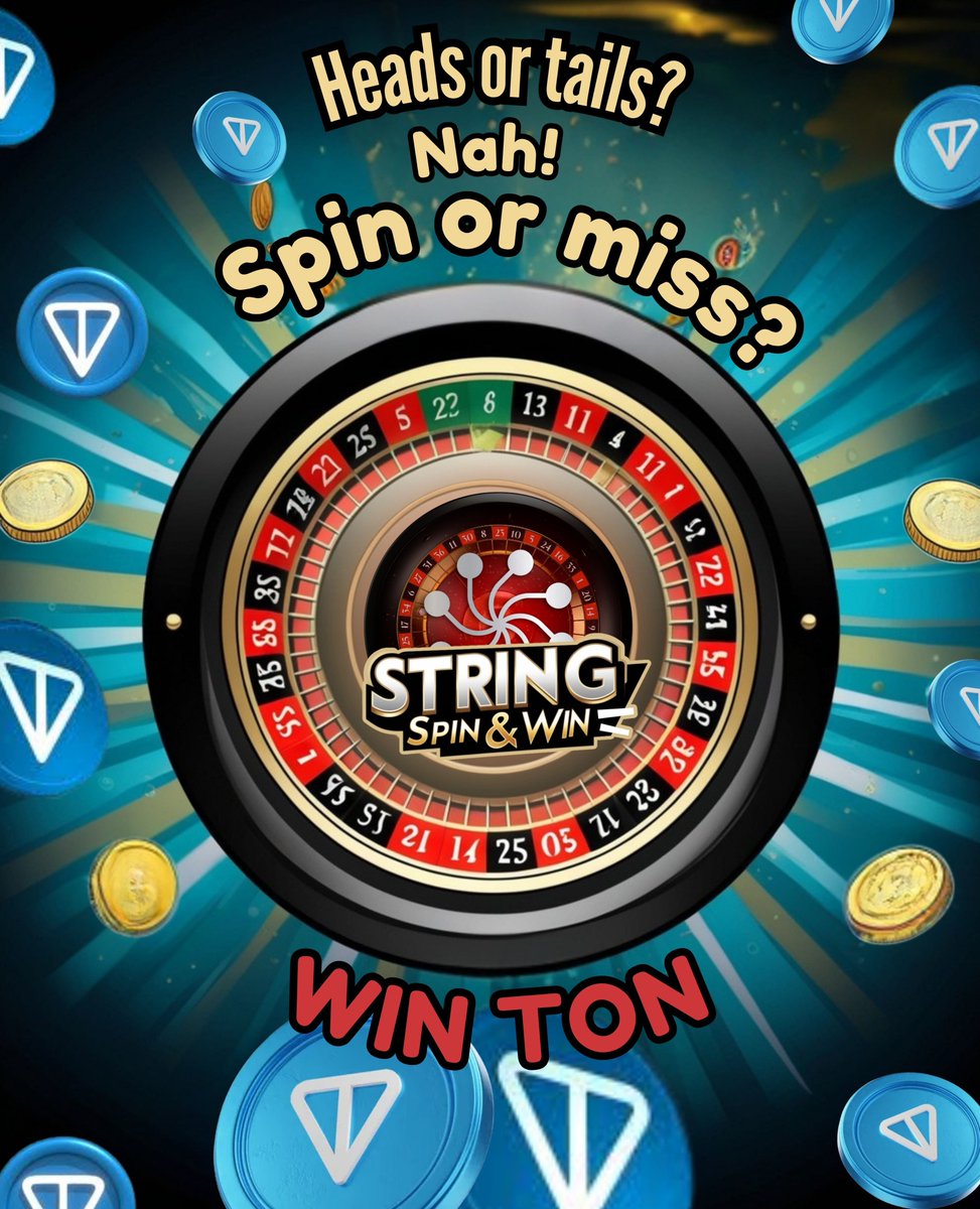 StringGames_TON's tweet image. 🪙 Coin Flip Meets Roulette
Heads or tails? That’s old news.
Try your luck on a whole new spin—and yes, real crypto is up for grabs. 🎰💰
🔗 Flip the odds: t.me/StringSpinBot

#SpinAndWin #CryptoGames #TelegramFun #EarnCrypto #StringSpinBot