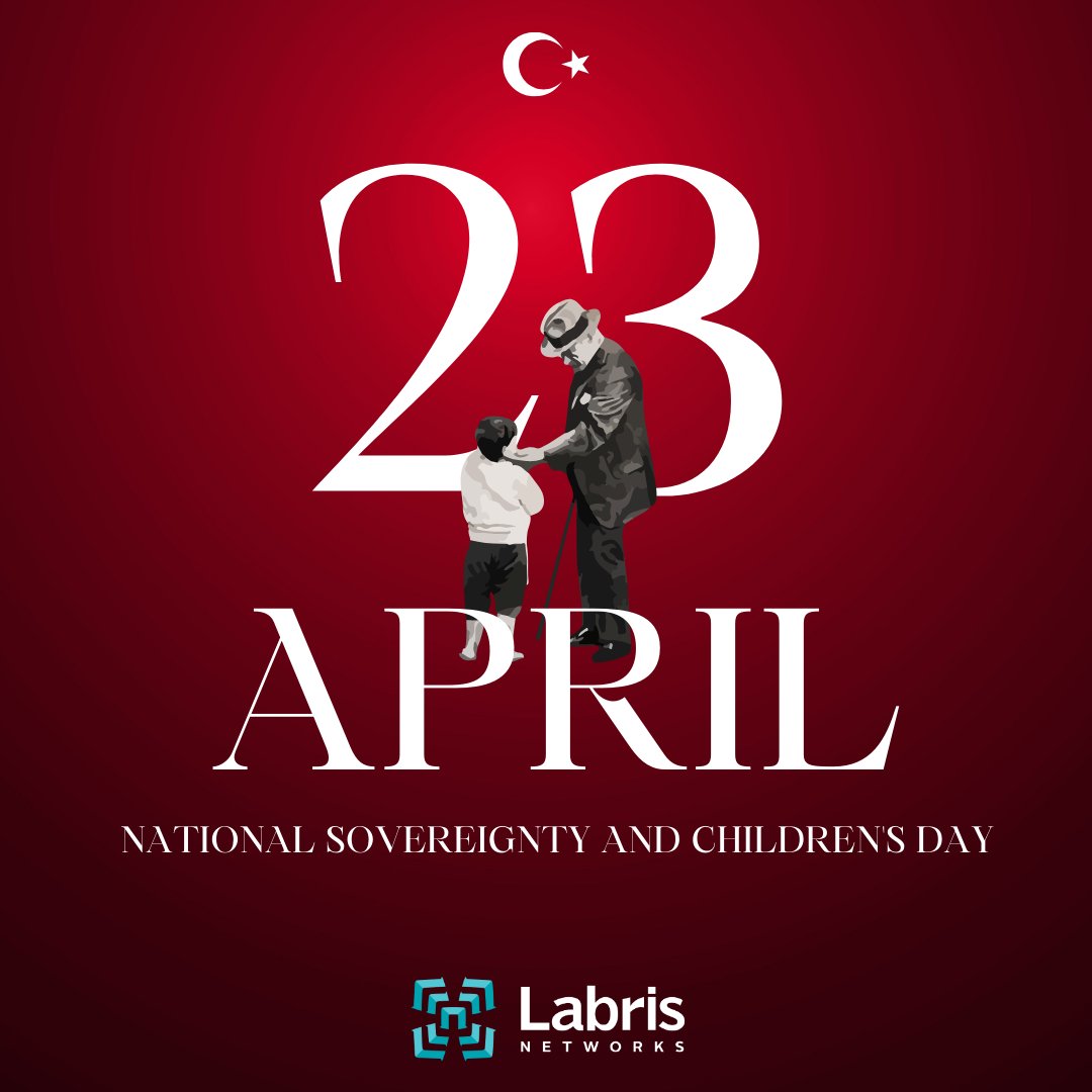 LabrisNetworks's tweet image. We proudly celebrate this meaningful day, marking the foundation of national sovereignty and dedicated to the children who represent our future.
Happy April 23rd National Sovereignty and Children's Day.
#April23rd #NationalSovereigntyandChildrensDay