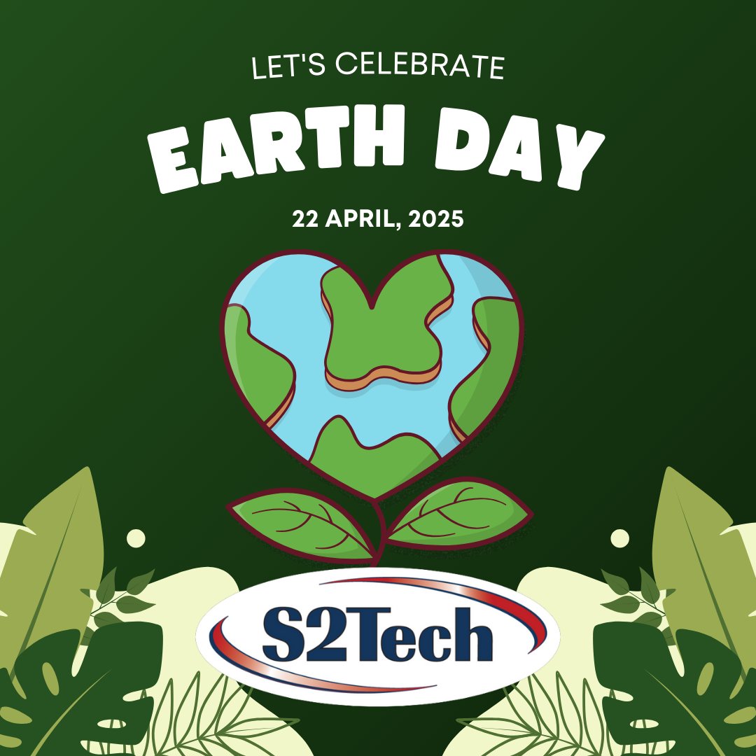 🌍 Happy Earth Day from S2Tech! 🌱

Today we’re celebrating our beautiful planet! Don't forget to:
♻️ Reduce. Reuse. Recycle.
💡 Act with intention.

What’s one sustainable habit you’re proud of? 🌎👇

#EarthDay2025 #S2TechCares #Sustainability #PlanetFirst