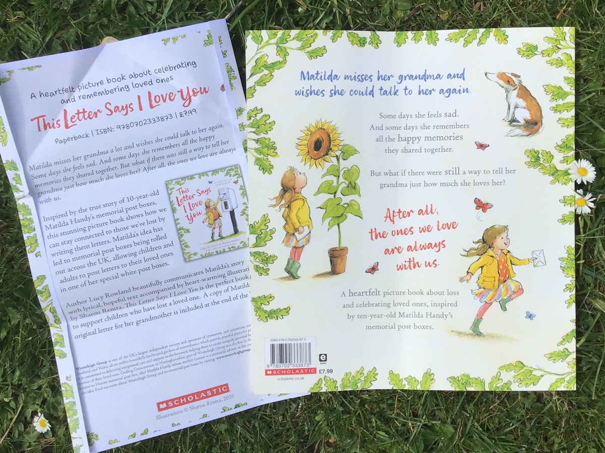 Jacqui Sydney 📕 (@jacquis21) on Twitter photo A heartfelt picture book about loss and celebrating loved ones, inspired by 10-year-old Matilda Handy's memorial post boxes, This Letter Says I Love you by <a href="/lucymayrowland/">Lucy Rowland</a> & Sharon Rentta publishes 08/05. Huge thanks go to Rachel <a href="/scholasticuk/">Scholastic UK</a> ❤️ A heartfelt picture book about loss and celebrating loved ones, inspired by 10-year-old Matilda Handy's memorial post boxes, This Letter Says I Love you by <a href="/lucymayrowland/">Lucy Rowland</a> & Sharon Rentta publishes 08/05. Huge thanks go to Rachel <a href="/scholasticuk/">Scholastic UK</a> ❤️