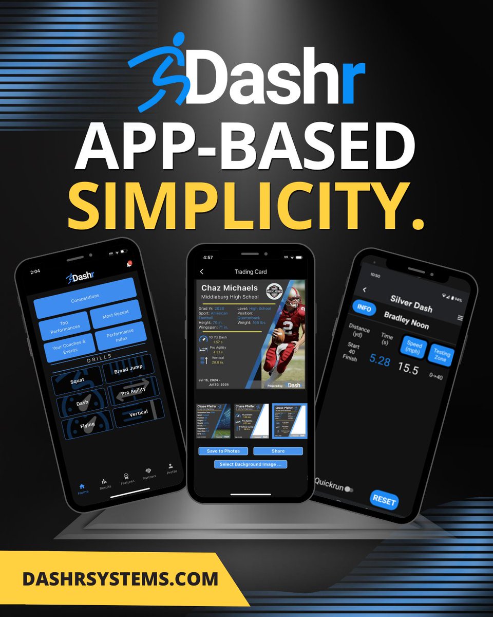 DashrMPS's tweet image. 🚀 Get ready to showcase your skills with Dashr player profile app!🌟 Flex your results and let Dashr technology amplify your game. Don&apos;t miss out – elevate your player profile today! #DashrTech #GameChanger #PlayerProfileRevolution