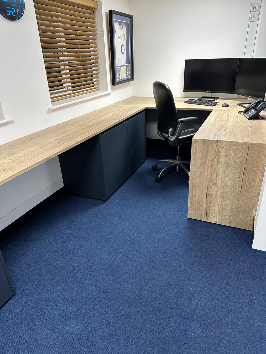 A.D. Broughton upgraded their office and staircase with Supacord carpet sheet in Indigo. This durable, low-maintenance solution enhances the space’s aesthetic while standing up to high foot traffic. 

Check out the full case study: 👉 ow.ly/eLz750VngXG

 #OfficeUpgrade