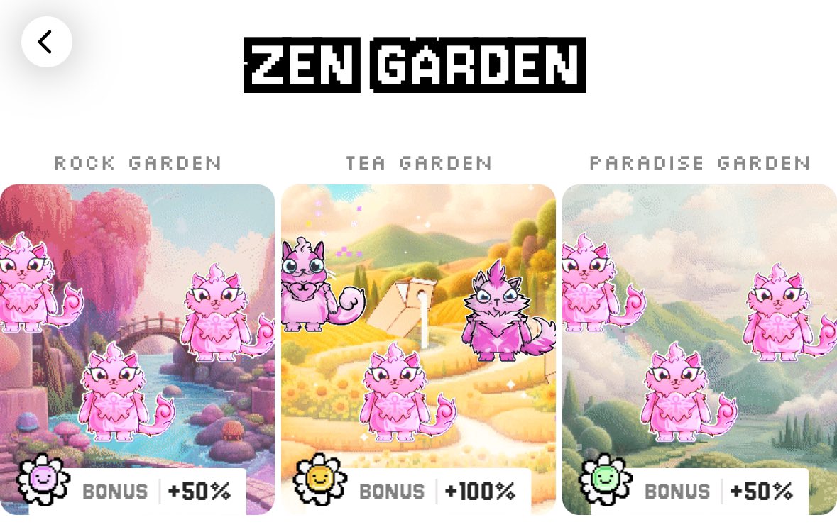 The Egg Drop season is ending in just a few hours.
Above all, the Zen Garden was absolutely the best!I’m really satisfied because I was able to complete my ideal dream garden.🍆
<a href="/CryptoKitties/">CryptoKitties</a> #MEOW