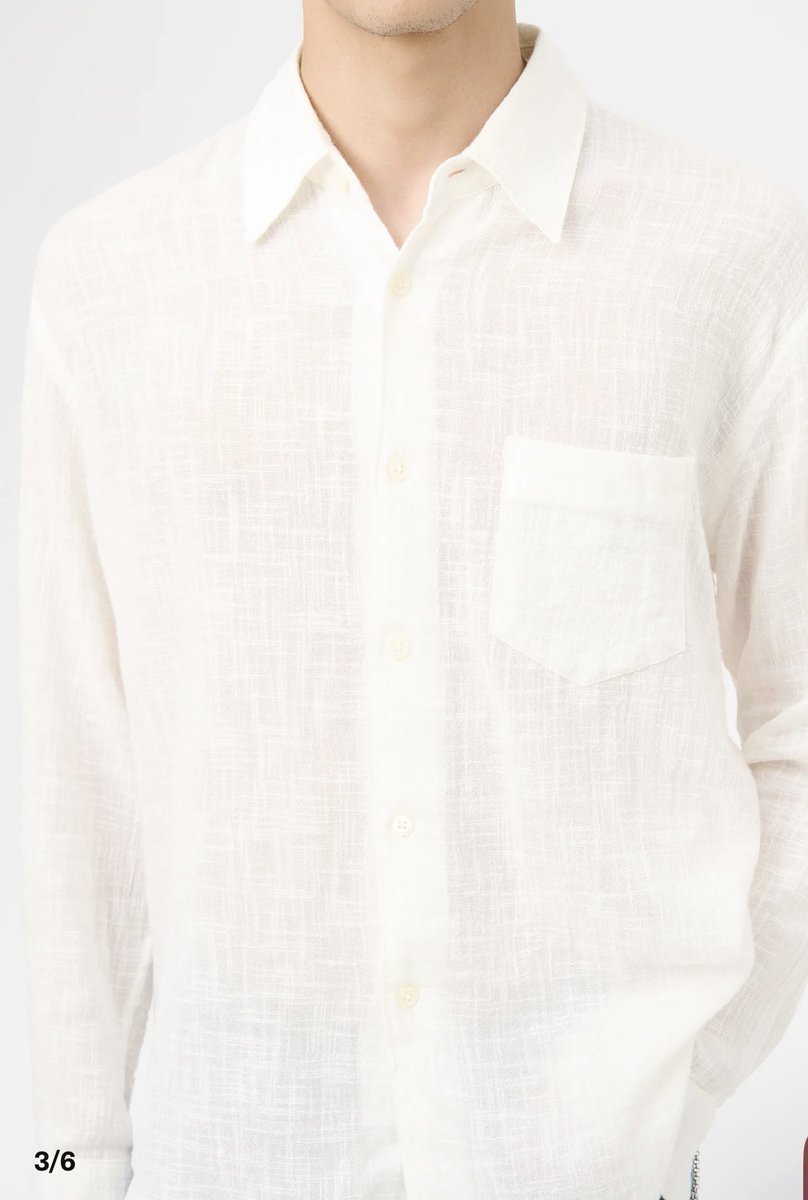 King gnu 井口さん着用 our legacy coco shirt Off white 値段 4万2000