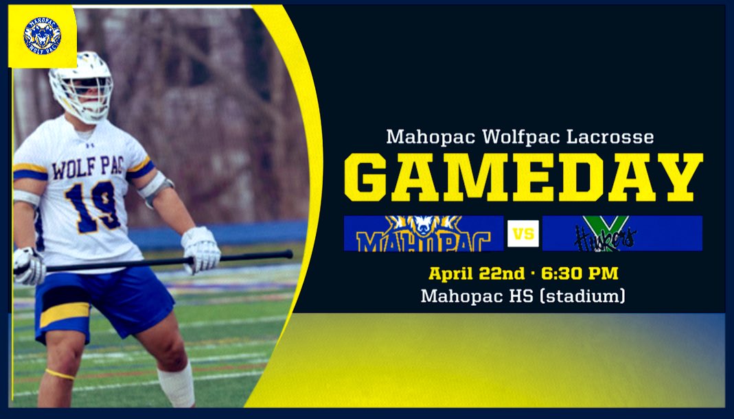 Coach Bota (@mahopaclax1) on Twitter photo **GameDay**
🗓 4-22-25
📍Mahopac HS stadium turf
🆚<a href="/Yorktownlax/">Yorktown Lacrosse</a>
⏰ 630pm Faceoff
<a href="/Haddeland11/">Coach Haddy</a> <a href="/Mahopac_AD/">Mahopac Athletics</a> <a href="/Paclaxbc/">Mahopac Lacrosse</a> <a href="/DirectRays/">Ray Gallagher 🇺🇸</a> <a href="/LoHudLacrosse/">lohud lacrosse</a> <a href="/MahopacManiacs/">MANIACS</a> **GameDay**
🗓 4-22-25
📍Mahopac HS stadium turf
🆚<a href="/Yorktownlax/">Yorktown Lacrosse</a>
⏰ 630pm Faceoff
<a href="/Haddeland11/">Coach Haddy</a> <a href="/Mahopac_AD/">Mahopac Athletics</a> <a href="/Paclaxbc/">Mahopac Lacrosse</a> <a href="/DirectRays/">Ray Gallagher 🇺🇸</a> <a href="/LoHudLacrosse/">lohud lacrosse</a> <a href="/MahopacManiacs/">MANIACS</a>