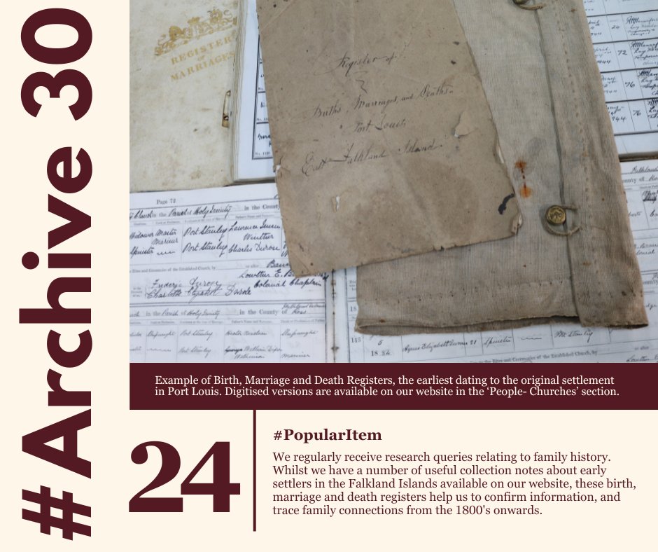 #Archive30 Day 24- #PopularItem 

nationalarchives.gov.fk/online-collect…

<a href="/FalklandsGov/">Falkland Islands Gov</a> <a href="/ARAScot/">ARA Scotland</a>