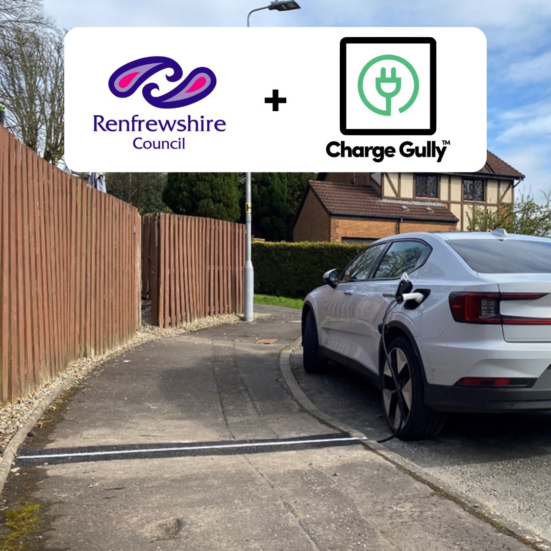 Charge Gully (@chargegully) on Twitter photo Good news!
Following a successful trial, we are now available to all residents in Renfrewshire.
Residents can apply to get a Charge Gully channel by contacting us at hello@chargegully.com.
We will facilitate all council permissions.
bit.ly/3RsrsXm Good news!
Following a successful trial, we are now available to all residents in Renfrewshire.
Residents can apply to get a Charge Gully channel by contacting us at hello@chargegully.com.
We will facilitate all council permissions.
bit.ly/3RsrsXm