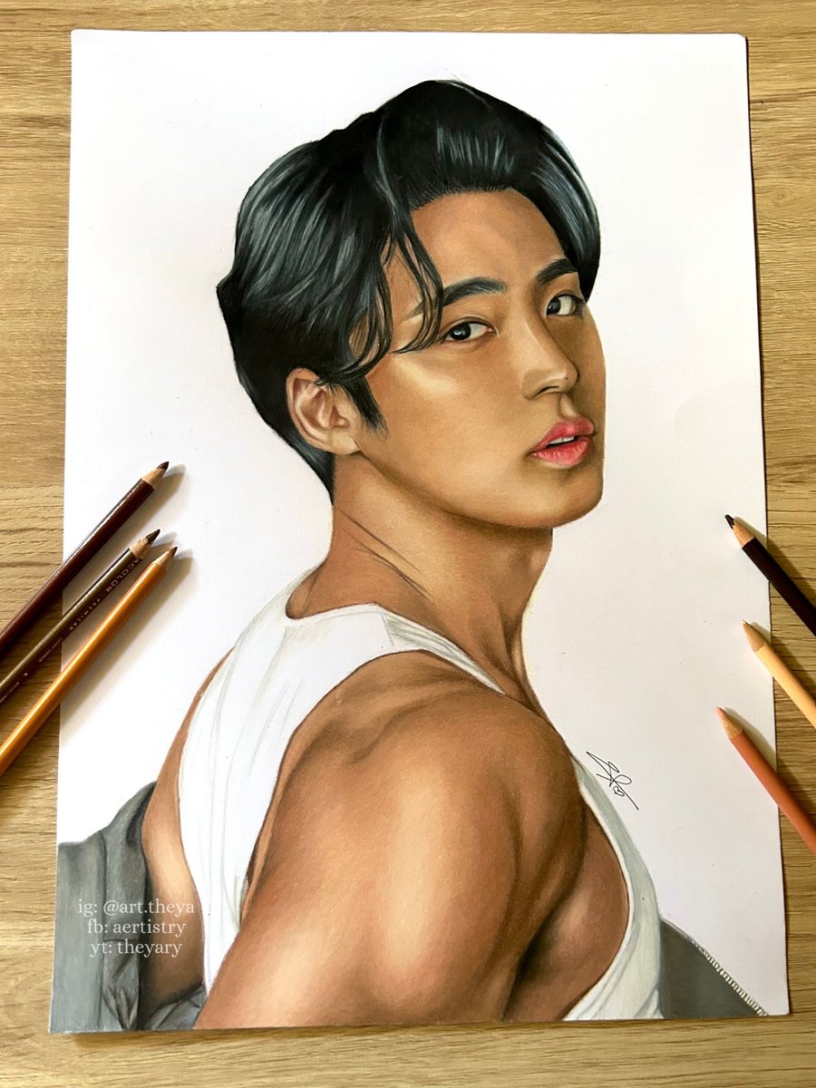 arttheya's tweet photo. colored pencil portrait of mingyu 💎

i hope you love it as much as i do 🥹
you can watch the full process on my youtube channel here: https://t.co/jMLQmxNdto

ig: https://t.co/uHdywoceSk
fb: https://t.co/d5SOIqCKuo 

#SEVENTEEN #MINGYU https://t.co/83pEArd1YK