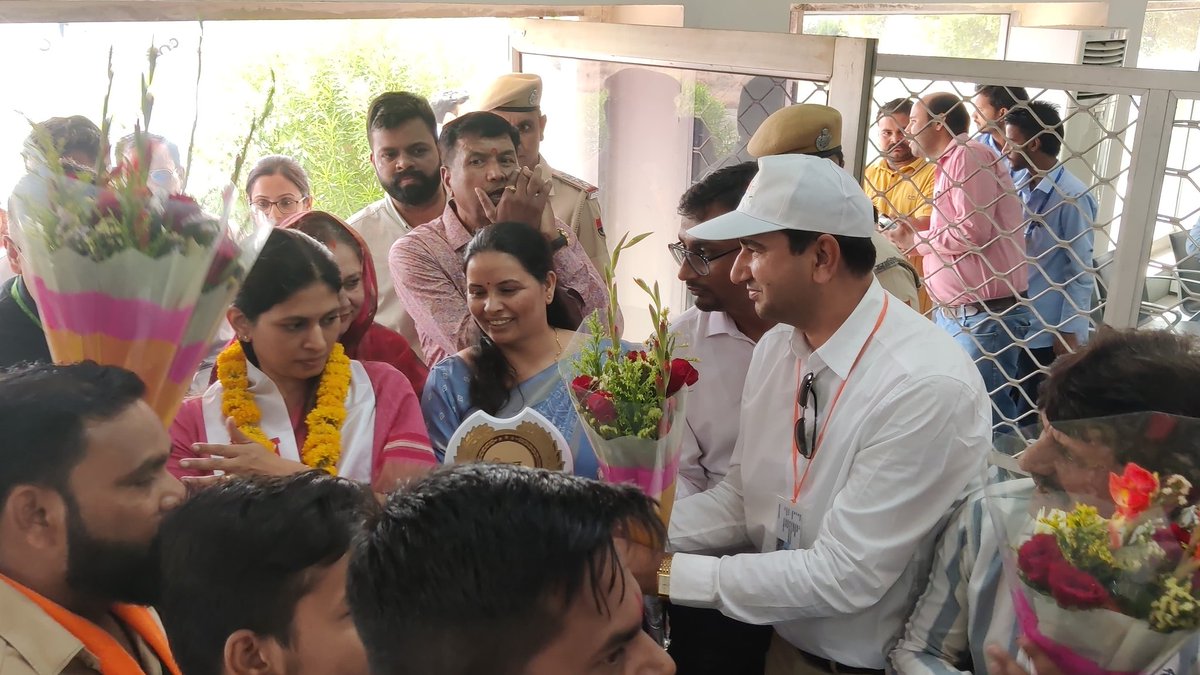NSS RAJASTHAN (@nssrajasthan) on Twitter photo Welcome of <a href="/khadseraksha/">Raksha Khadse</a> <a href="/YASMinistry/">YAS Ministry</a> by <a href="/mybharatgov/">Mera Yuva Bharat - MY Bharat</a> <a href="/_NSSIndia/">NSS India</a> <a href="/nyksindia/">NYKS India</a> at Kota Rajasthan
<a href="/mansukhmandviya/">Dr Mansukh Mandaviya</a> <a href="/RajCMO/">CMO Rajasthan</a> <a href="/DrPremBairwa/">Dr Prem Chand Bairwa</a> <a href="/KumariDiya/">Diya Kumari</a> <a href="/Ra_THORe/">Col Rajyavardhan Rathore</a> Dr.Reena Meena Dr.Samaysingh, Dr.Anuj william & Sh.Sachin Patodiya lead the volunteers. Welcome of <a href="/khadseraksha/">Raksha Khadse</a> <a href="/YASMinistry/">YAS Ministry</a> by <a href="/mybharatgov/">Mera Yuva Bharat - MY Bharat</a> <a href="/_NSSIndia/">NSS India</a> <a href="/nyksindia/">NYKS India</a> at Kota Rajasthan
<a href="/mansukhmandviya/">Dr Mansukh Mandaviya</a> <a href="/RajCMO/">CMO Rajasthan</a> <a href="/DrPremBairwa/">Dr Prem Chand Bairwa</a> <a href="/KumariDiya/">Diya Kumari</a> <a href="/Ra_THORe/">Col Rajyavardhan Rathore</a> Dr.Reena Meena Dr.Samaysingh, Dr.Anuj william & Sh.Sachin Patodiya lead the volunteers.
