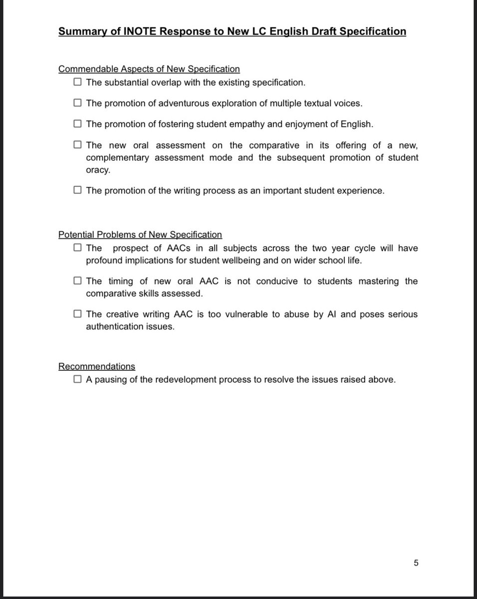 🔹Dear members, please find <a href="/INOTEnews/">INOTE</a> response to the New LC English Draft Specification in your emails. There are commendable aspects to the proposed changes but there are also potential problems. Our recommendations are to pause &amp; address the issues we identified🔹