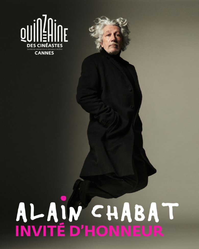 Comedy Time!
Invité d’honneur de la Quinzaine : Alain Chabat présentera un film en carte blanche au titre-surprise révélé pendant le festival, suivi d’une masterclass où il reviendra sur les comédies qui l'ont fait rire et ont marqué sa vie et son cinéma.

#Quinzaine2025