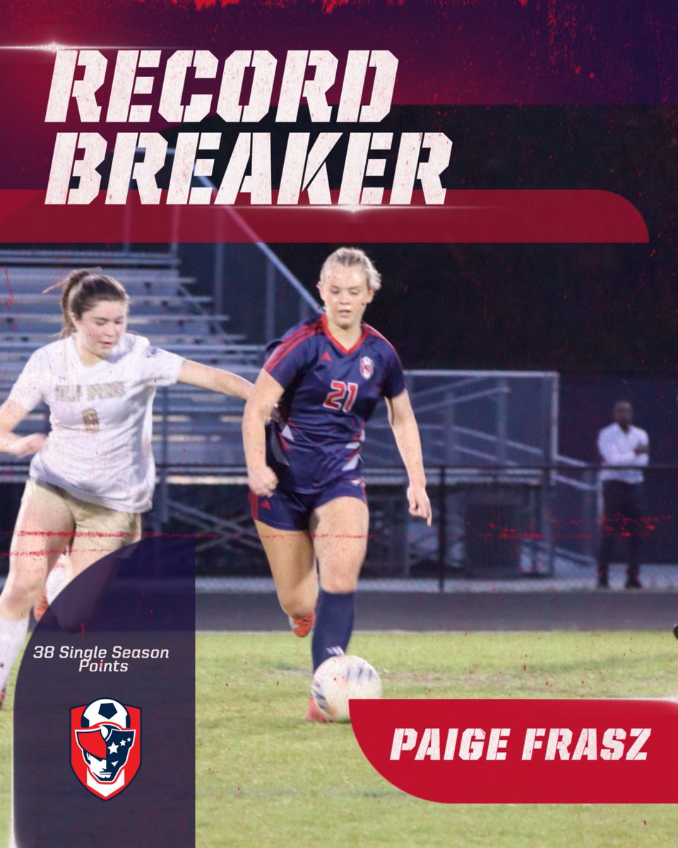 With her goal and 3 assists last night, Paige Frasz breaks ANOTHER AFHS record! Totaling 38 points (and climbing), Paige now holds the single season record for points! Well Earned and Congratulations! #COYP #PATFAM #3GOALS