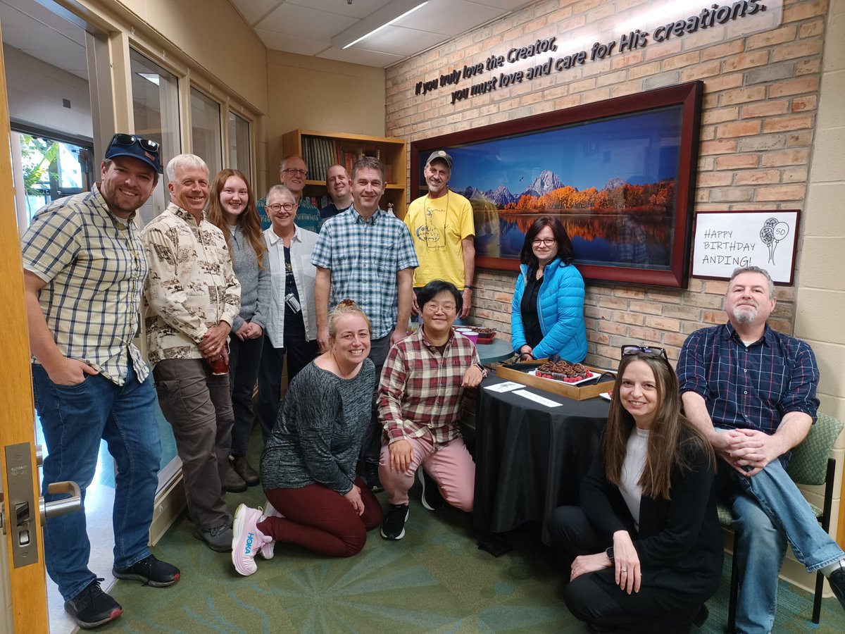 Ryan Bebej (@ryanbebej) on Twitter photo Here I am with (most of) my amazing biology colleagues. Since today is #EarthDay, perhaps you might consider making a gift to support the sustainability efforts taking place in our <a href="/Calvin_Uni/">Calvin University</a> community. #CalvinCares2025
givecampus.com/hig1bt Here I am with (most of) my amazing biology colleagues. Since today is #EarthDay, perhaps you might consider making a gift to support the sustainability efforts taking place in our <a href="/Calvin_Uni/">Calvin University</a> community. #CalvinCares2025
givecampus.com/hig1bt