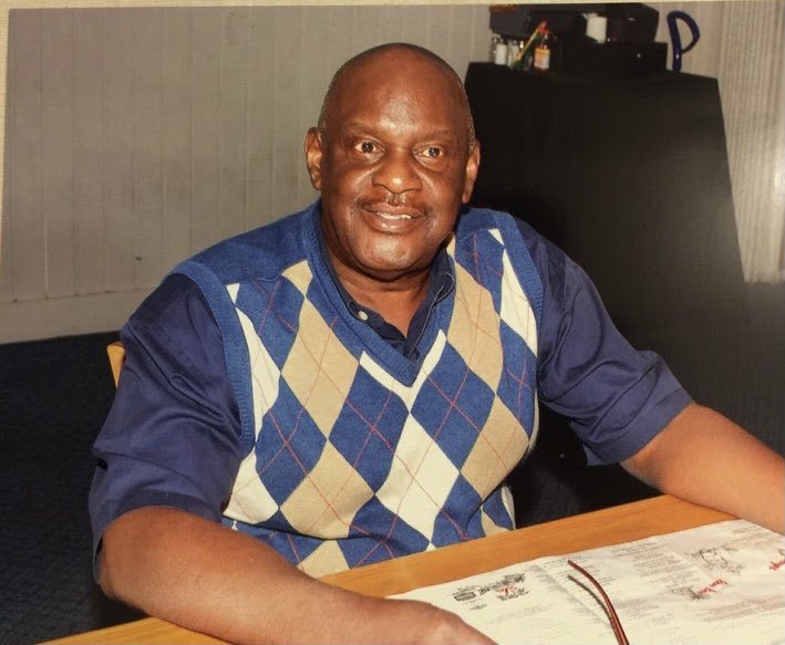 My Dad sitting at his desk when he was a principal. I honor your legacy as a principal today and I hope I make you proud. Miss you! #restwell #missyousuperman #proudprinciPAL
