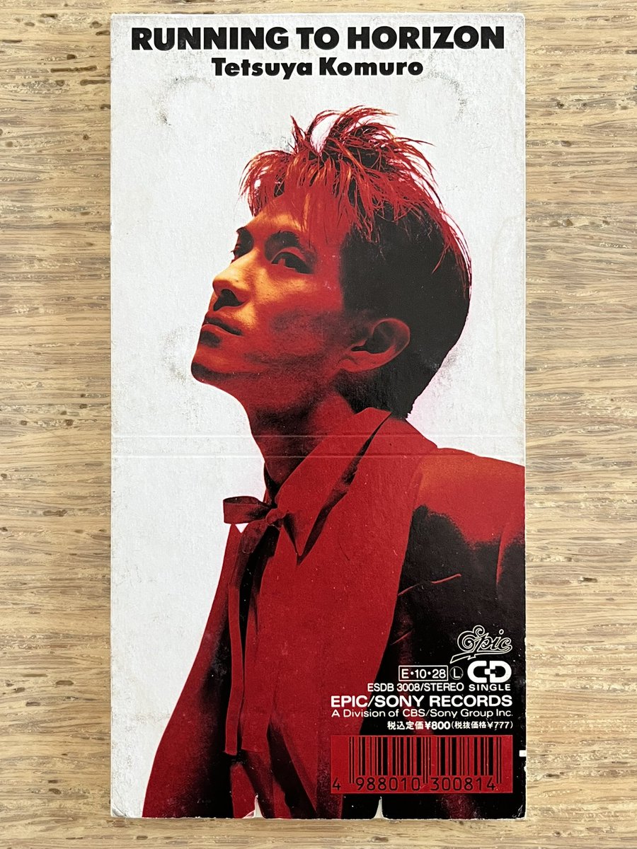 RUNNING TO HORIZON」小室哲哉 #1989年のE8cmCD 1103 EPIC/SONY ESDB