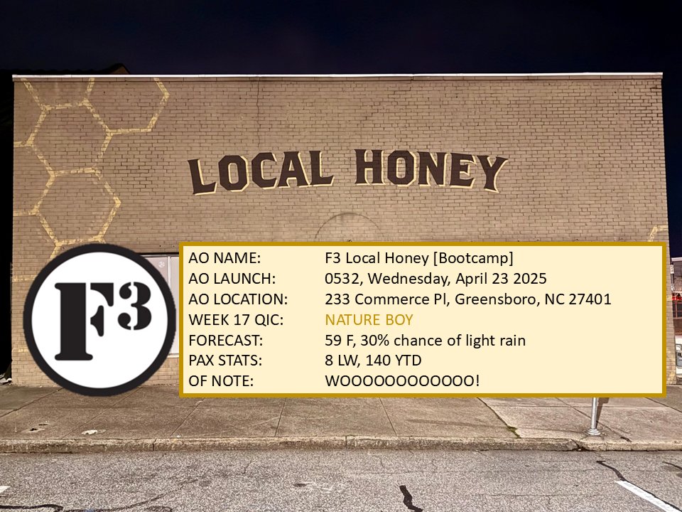 Let's get 2 claps and a Ric Flair for the REAL Nature Boy tomorrow at Local Honey. WOOOOO!
