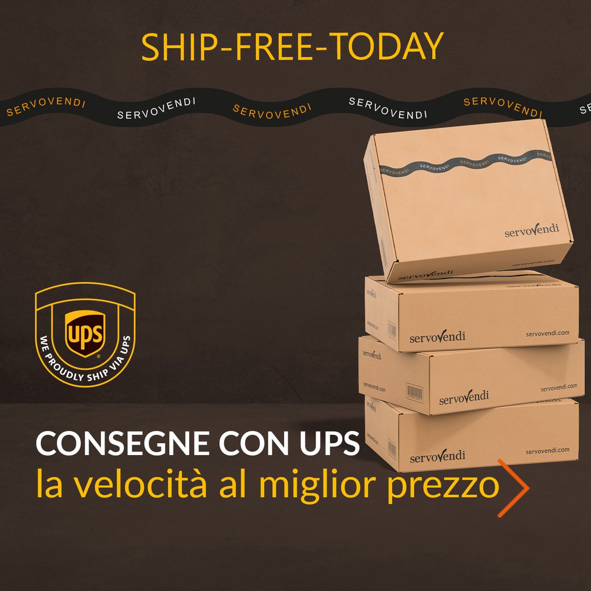 SHIP-FREE-TODAY

Price reduction on our <a href="/UPS/">UPS</a>  rates. 25% off shipping to Germany, France, and Italy.

And to celebrate, free shipping on orders over €20 today and tomorrow, Wednesday.

Please see conditions*