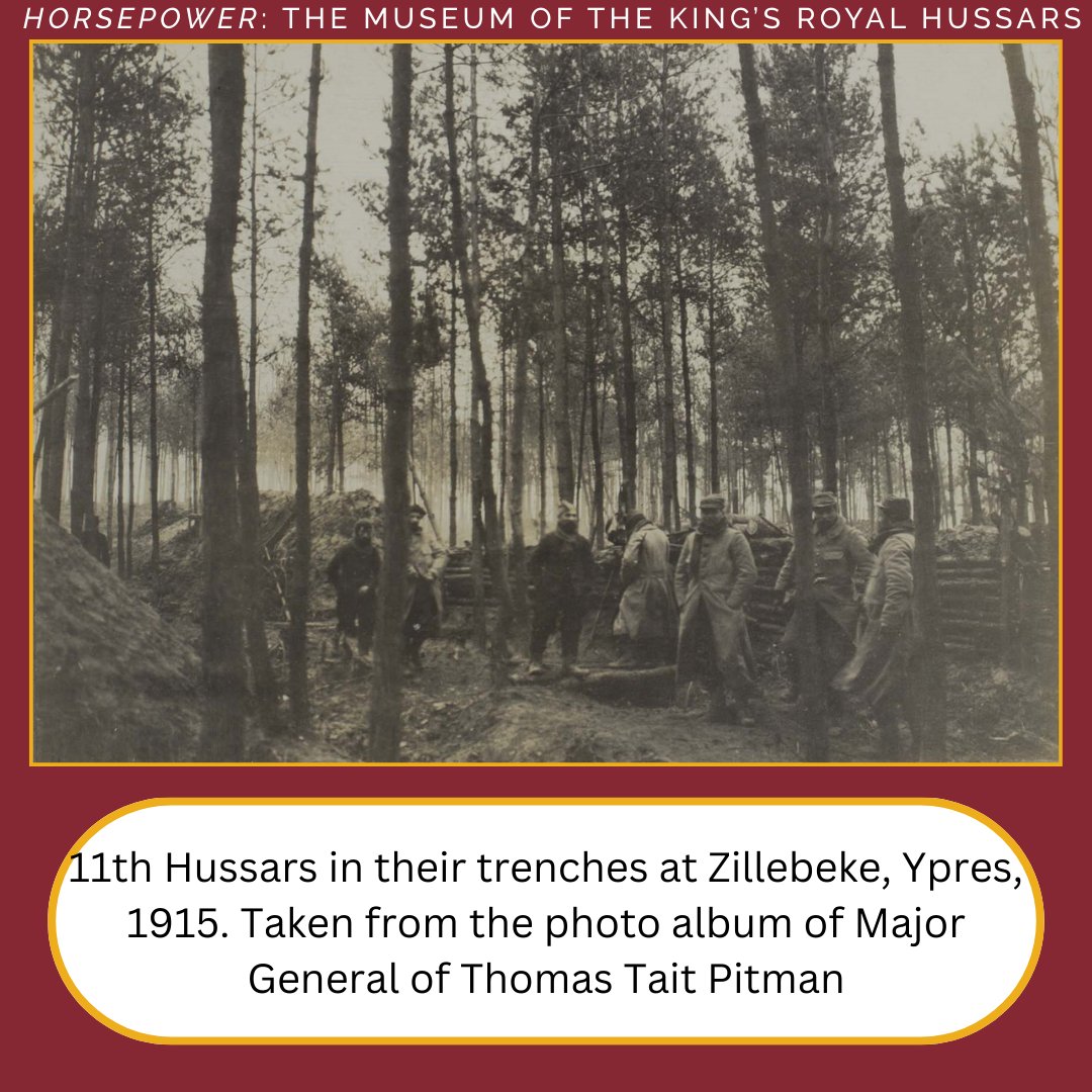 HorsePowerMus's tweet image. #OnThisDay 110 years ago, the 10th, 11th, and 20th Hussars saw the beginning of the Second Battle of Ypres. This selection of photographs of the 11th come from the photo album of T.T. Pitman