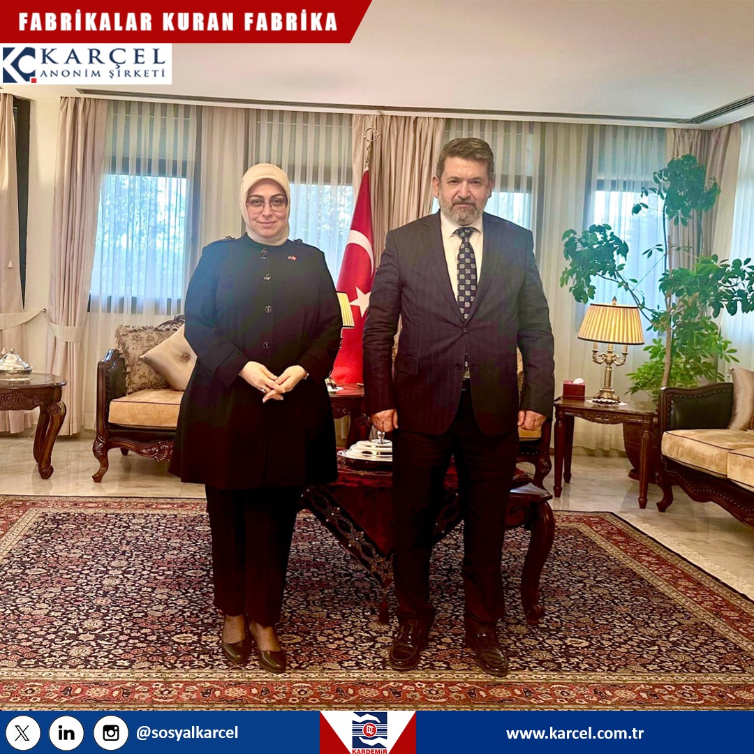 Genel Müdürümüz Süleyman Boyar, Kuveyt Büyükelçisi Tuba Nur Sönmez’i ziyaret etti.  Görüşmede Türkiye ve Kuveyt arasındaki ticari işbirliği imkanları değerlendirildi. Misafirperverliğinden ötürü Büyükelçi sayın Tuba Nur Sönmez'e teşekkür ederiz.

Our General Manager Süleyman