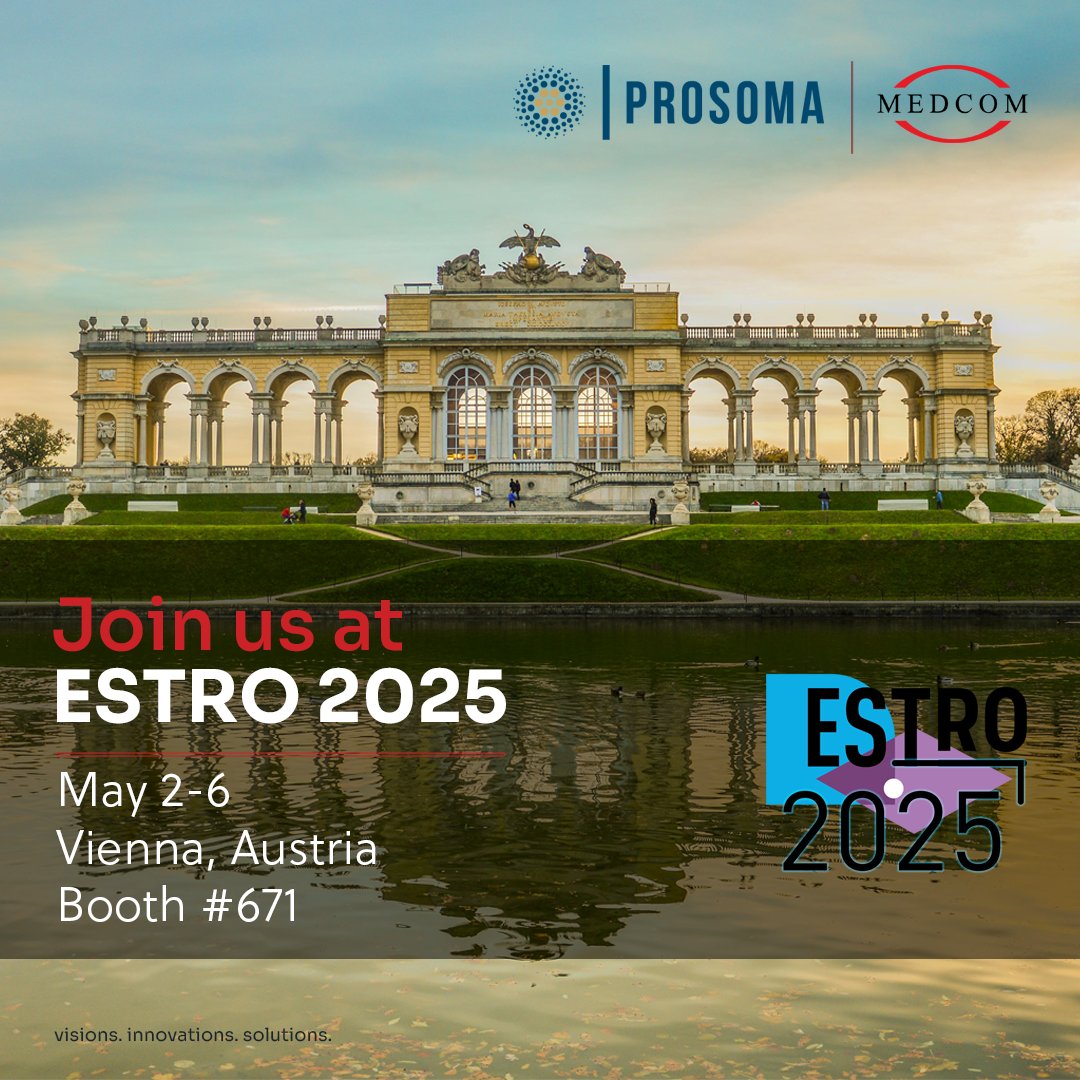 🚀 #ESTRO2025 is just around the corner!
MedCom GmbH is thrilled to join the conversation in Vienna 2–6 May Visit us at Booth 671 to
- Network with experts
- Explore cutting-edge #RadiationOncology innovations
Let’s drive #HealthcareInnovation together!  #Radiotherapy #Oncology