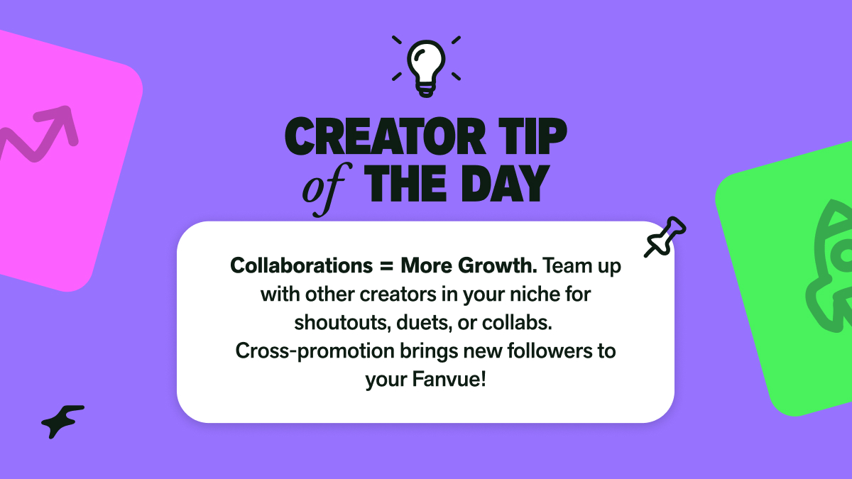 Working with creators in your niche can really boost your growth 🚀
Have you tried teaming up with anyone yet?