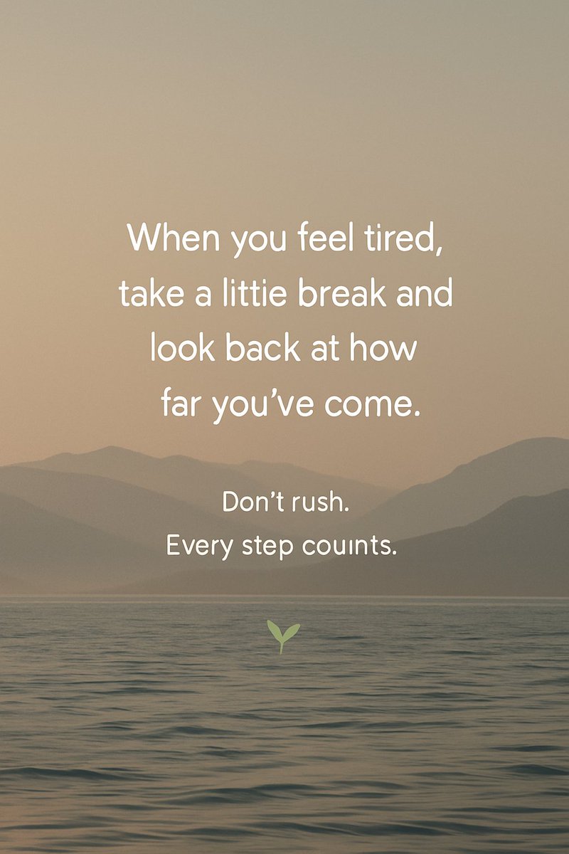 jelelite's tweet image. วันไหนที่รู้สึกเหนื่อย...
ลองหยุดพักเบา ๆ แล้วมองย้อนดูว่าคุณเดินมาไกลแค่ไหนแล้ว.
อย่ารีบร้อน. ทุกก้าวของคุณมีความหมาย. 🌿

#MinimalLife #GrowAtYourOwnPace #LifeAndStyle