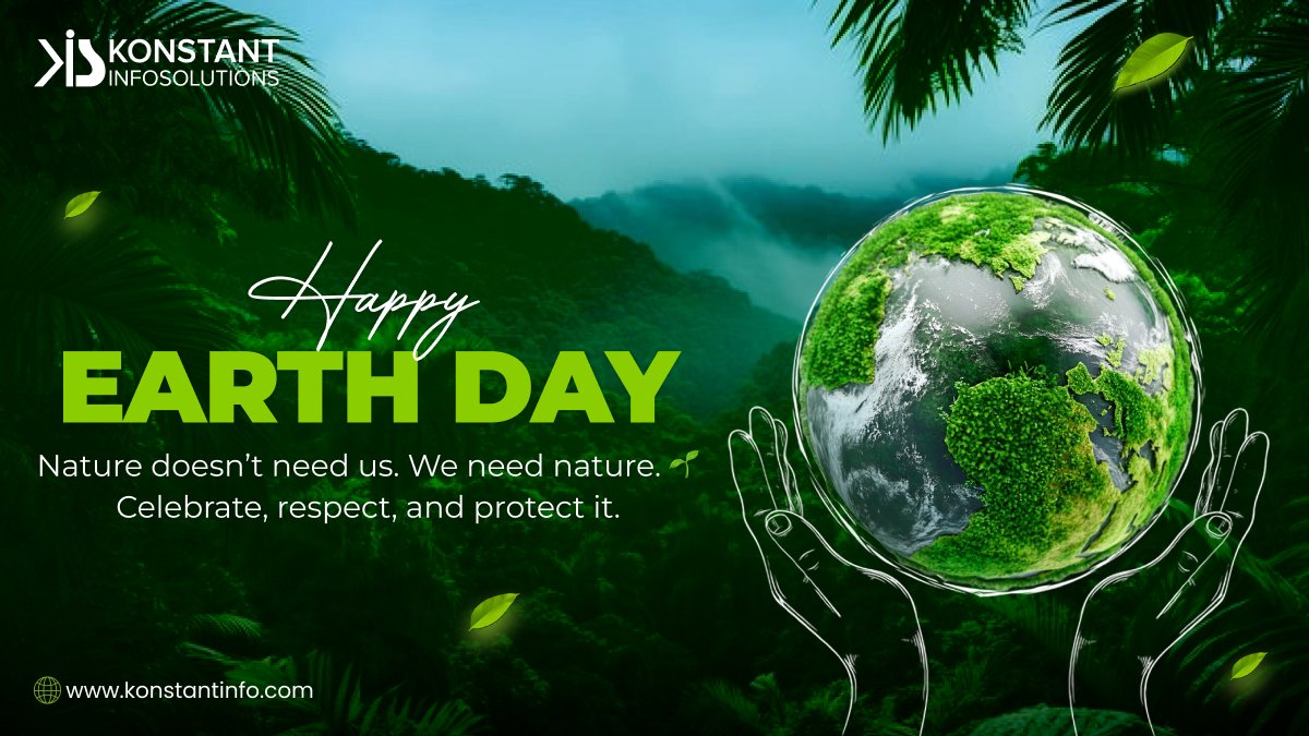 Konstant Infosolutions (@konstantinfo) on Twitter photo May this Earth Day inspire us all to reduce waste, plant more, and protect what we love. Plant a tree today - grow a future tomorrow.
#EarthDay ๐๐ฑ #LoveEarth ๐๐ #GoGreen ๐ฟโป๏ธ #ProtectOurPlanet ๐๐ก๏ธ #EarthDayEveryDay ๐ฑ๐ #EcoFriendlyLiving ๐ฟ๐ก
#SaveThePlanet ๐๐ง May this Earth Day inspire us all to reduce waste, plant more, and protect what we love. Plant a tree today - grow a future tomorrow.
#EarthDay ๐๐ฑ #LoveEarth ๐๐ #GoGreen ๐ฟโป๏ธ #ProtectOurPlanet ๐๐ก๏ธ #EarthDayEveryDay ๐ฑ๐ #EcoFriendlyLiving ๐ฟ๐ก
#SaveThePlanet ๐๐ง