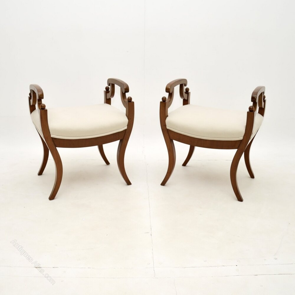 antiques_atlas's tweet image. For SALE on Antiques Atlas we have this Pair of #Antique Satin Birch Biedermeier Stools  antiques-atlas.com/antique/pair_o… 1870-1890 period
From Marylebone Antiques @retroantiques1 
 #AntiqueFurniture #biedermeier #biedermeierfurniture