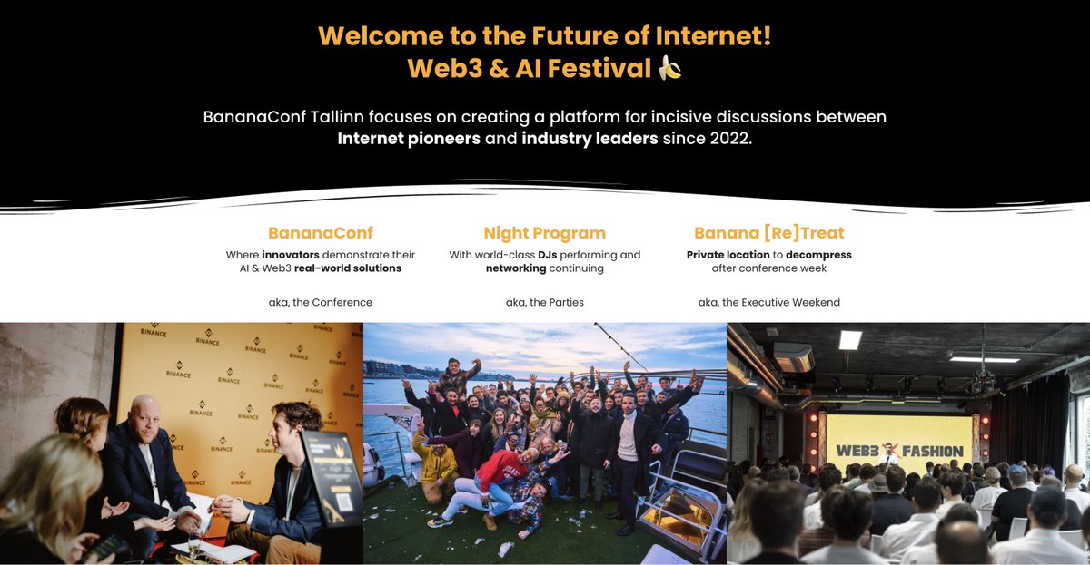 🍌 BananaConf: Adapting and Building Together 🍌

We’re scaling back but doubling down on our community. Join us for 2 days of talks, panels, and chaos—tech roasts, karaoke, DJs, and more.

May 19-25 in Tallinn &amp; Hiiumaa. #BananaConf