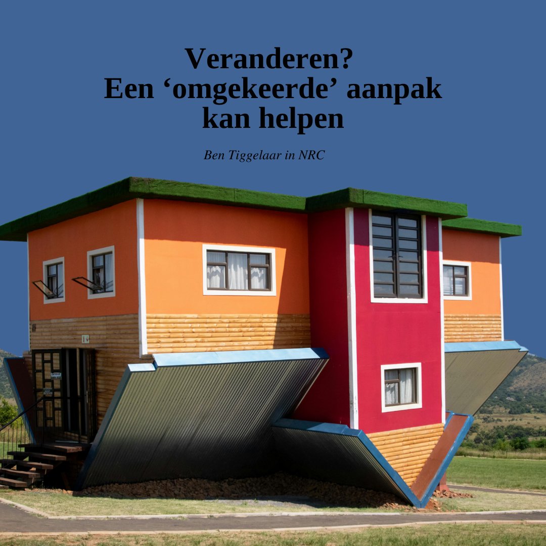 Als je aan een gedragswetenschapper vertelt dat je iets wilt veranderen in je leven... wat krijg je dan te horen?

Je leest erover in Bens 𝗻𝗶𝗲𝘂𝘄𝗲 𝗡𝗥𝗖-𝗰𝗼𝗹𝘂𝗺𝗻:

nrc.nl/nieuws/2025/04…