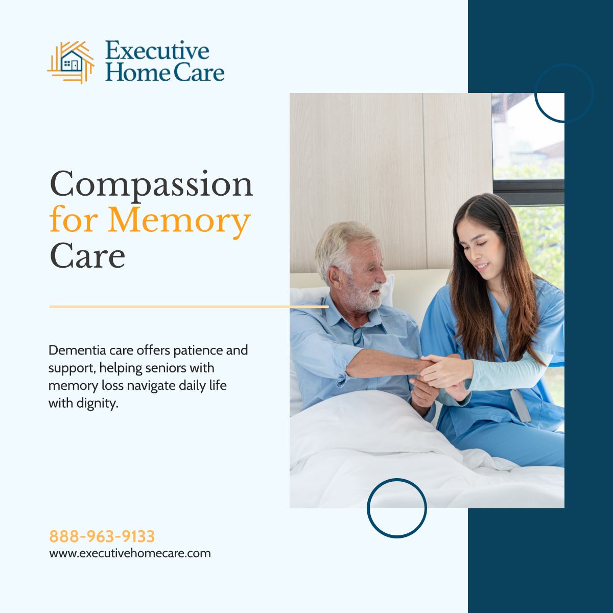 executivecaretr's tweet photo. Memory care specialists provide compassionate support, ensuring seniors with Alzheimer’s and dementia feel safe and valued every day. 

#TomsRiverNJ #HomeCare #DementiaCare https://t.co/V3gAa8Vlqt