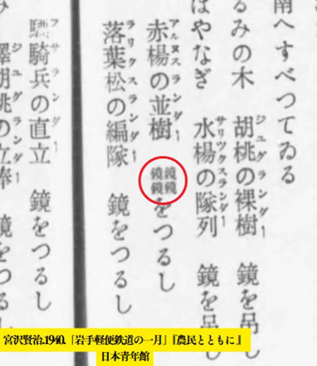 フォロワーが10人増える度に漢字・日本語を紹介する企画 #80】 𰽔 「鏡