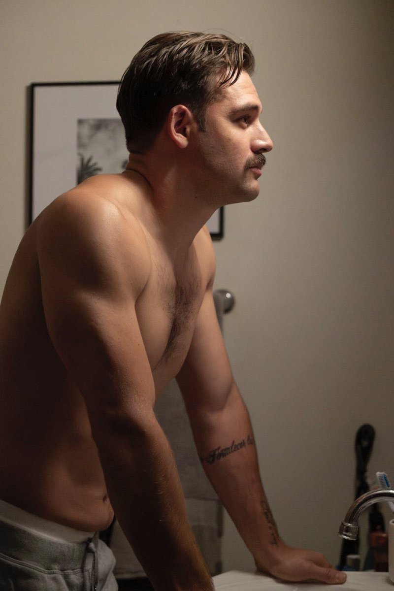 eddie diaz SHIRTLESS with a MOUSTACHE… we didn’t know how spoiled we were