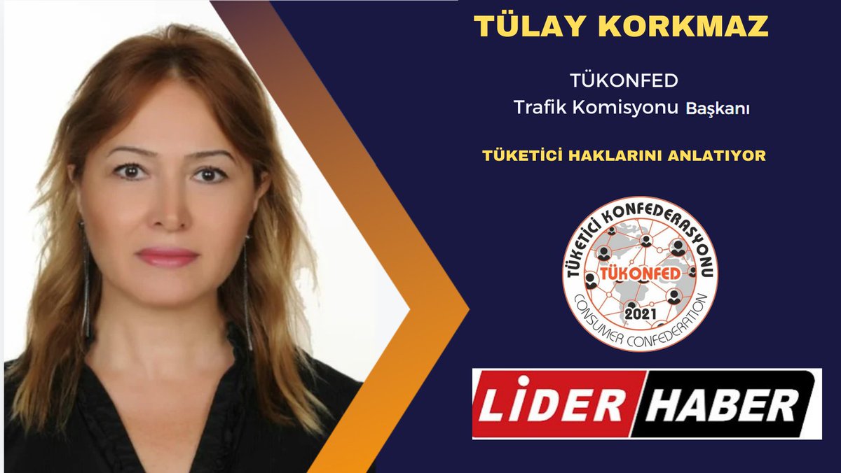 Sivil Toplum Federasyonu (@sivilfederasyon) on Twitter photo Tülay Korkmaz / Lider Haber / 13.30 Canlı / Zincirleme trafik cezası düzenlemesi
TÜKONFED (Tüketici Konfederasyonu) Trafik Komisyonu Başkanı Tülay Korkmaz <a href="/liderhabertv/">Lider Haber TV</a> 'Yeni düzenleme! Zincirleme trafik cezası geliyor' konusu değerlendirecek. <a href="/aydinagaoglu/">Aydın Ağaoğlu (DM KAPALI)</a> <a href="/avibrahimgullu/">Av. İbrahim Güllü</a> Tülay Korkmaz / Lider Haber / 13.30 Canlı / Zincirleme trafik cezası düzenlemesi
TÜKONFED (Tüketici Konfederasyonu) Trafik Komisyonu Başkanı Tülay Korkmaz <a href="/liderhabertv/">Lider Haber TV</a> 'Yeni düzenleme! Zincirleme trafik cezası geliyor' konusu değerlendirecek. <a href="/aydinagaoglu/">Aydın Ağaoğlu (DM KAPALI)</a> <a href="/avibrahimgullu/">Av. İbrahim Güllü</a>