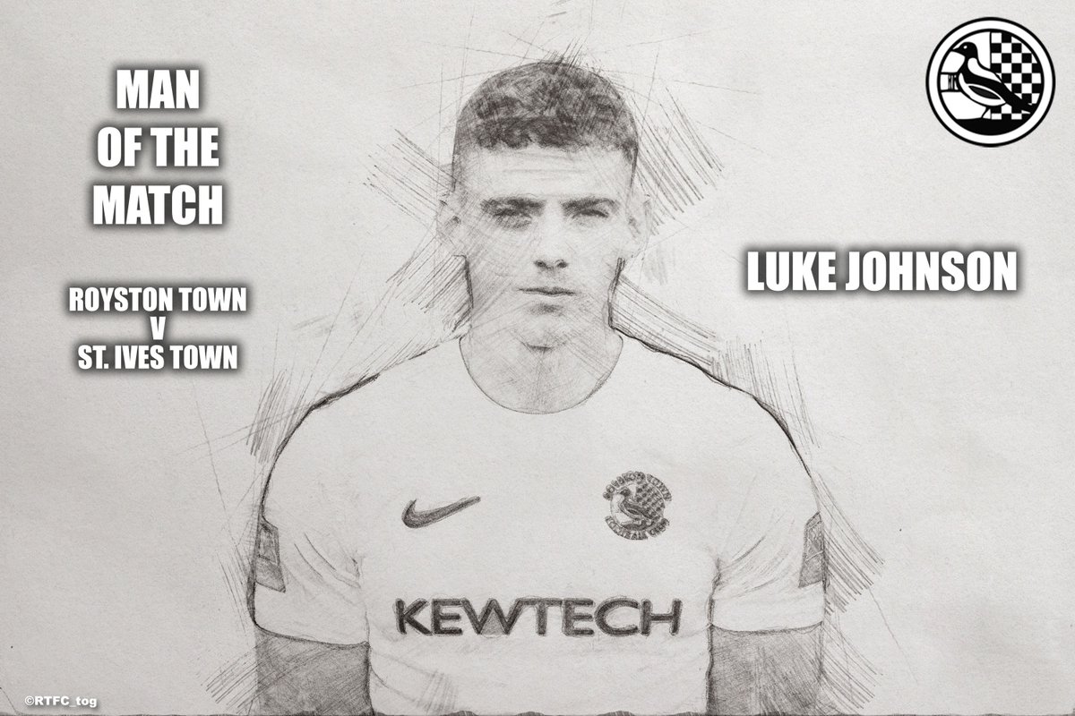 Kev Richards (@rtfc_tog) on Twitter photo Yesterdays <a href="/RoystonTownFC/">Royston Town FC</a> Man of the Match sponsored by 'The Clowery Family', was awarded to Luke Johnson. Congratulations. ⚽️⚪️⚫️ Yesterdays <a href="/RoystonTownFC/">Royston Town FC</a> Man of the Match sponsored by 'The Clowery Family', was awarded to Luke Johnson. Congratulations. ⚽️⚪️⚫️