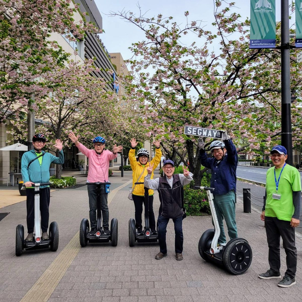 KaSegwayClub's tweet photo. 4月の活動は桜の下で楽しみました。
5月は24日土曜日の予定です。 https://t.co/ZBckunG3pU