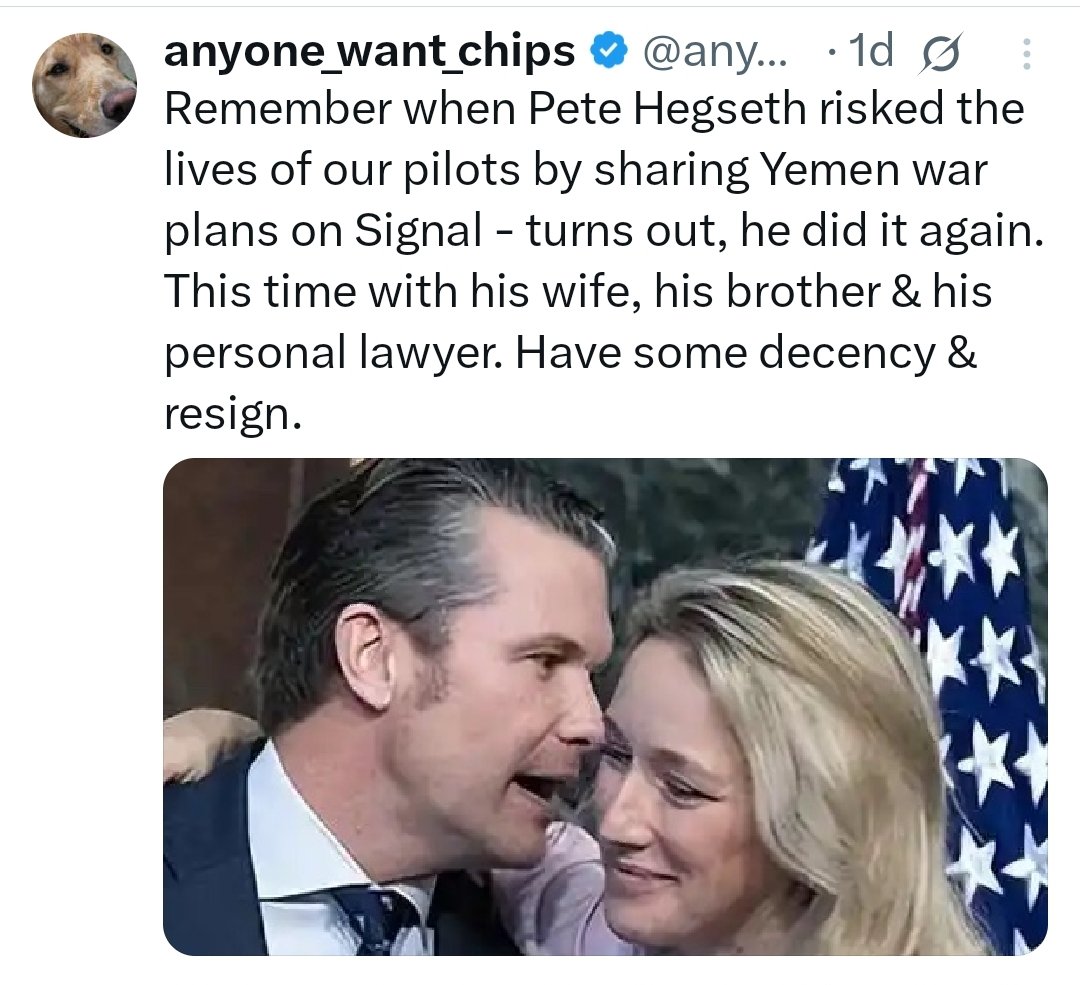 anthonyzenkus's tweet photo. Once again liberals are more upset about Pete Hegseth leaking US plans to bomb Yemen on a Signal chat than they are with the fact that we bombed Yemen in the first place, killing a whole bunch of innocent people when we leveled an apartment building. https://t.co/J4DwLZLkVW
