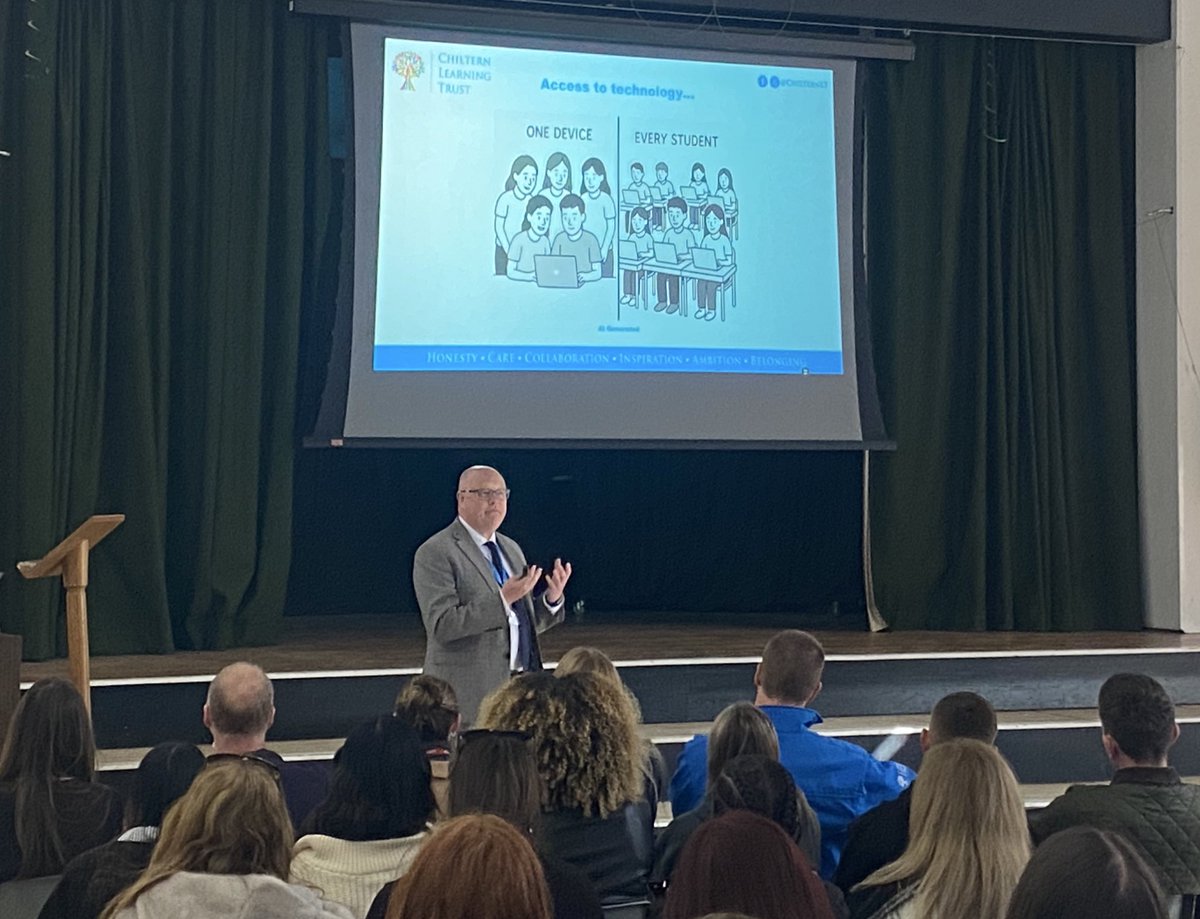 Flora Burt (@mrsb_fcct) on Twitter photo Our first guest speaker at <a href="/linsladeschool/">Linslade School</a> is <a href="/christianturton/">Christian Turton</a> on using EdTech & AI to support inclusion #CLTworkingtogether <a href="/ChilternLT/">Chiltern Learning Trust</a> Our first guest speaker at <a href="/linsladeschool/">Linslade School</a> is <a href="/christianturton/">Christian Turton</a> on using EdTech & AI to support inclusion #CLTworkingtogether <a href="/ChilternLT/">Chiltern Learning Trust</a>